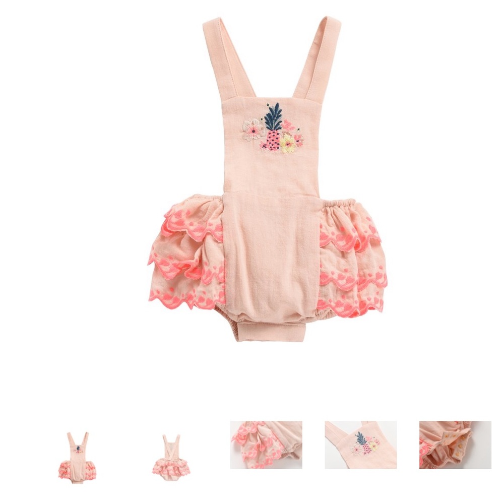 ROMPER PIÑATA IN BLUSH by LOUISE MISHA